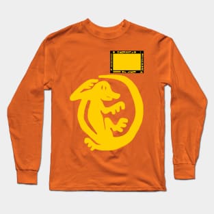 Orange Iguanas Long Sleeve T-Shirt